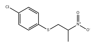 Benzene, 1-chloro-4-[(2-nitropropyl)thio]-|