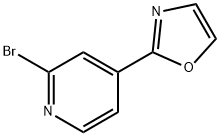 Pyridine, 2-bromo-4-(2-oxazolyl)- Structure