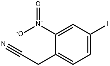 2-(4-iodo-2-nitrophenyl)acetonitrile 结构式