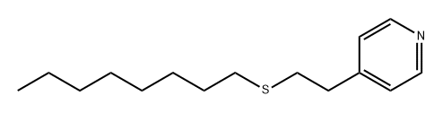 Pyridine, 4-[2-(octylthio)ethyl]-
