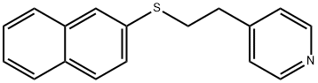 Pyridine, 4-[2-(2-naphthalenylthio)ethyl]-