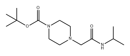 1-Piperazinecarboxylic acid, 4-[2-[(1-methylethyl)amino]-2-oxoethyl]-, 1,1-dimethylethyl ester