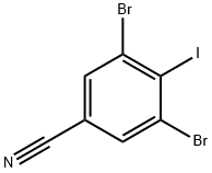 3,5-二溴-4-碘-苯腈 结构式