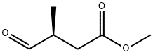 Butanoic acid, 3-methyl-4-oxo-, methyl ester, (3S)- Structure