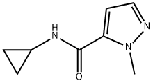 1H-Pyrazole-5-carboxamide, N-cyclopropyl-1-methyl- Structure