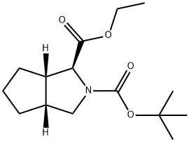 Cyclopenta[c]pyrrole-1,2(1H)-dicarboxylic acid, hexahydro-, 2-(1,1-dimethylethyl) 1-ethyl ester, (1S,3aR,6aS)-