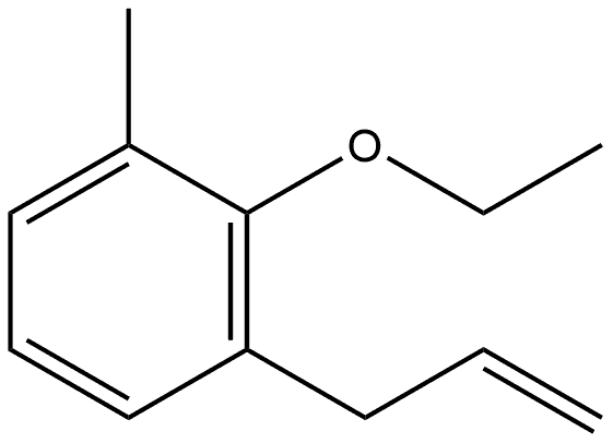 2-Ethoxy-1-methyl-3-(2-propen-1-yl)benzene Struktur