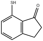 1H-Inden-1-one, 2,3-dihydro-7-mercapto- Struktur