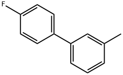 1,1'-Biphenyl, 4'-fluoro-3-methyl-,10540-44-0,结构式