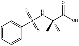 2-Methyl-N-(phenylsulfonyl)alanine 结构式