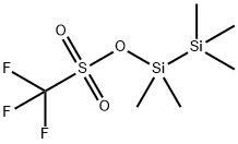 1,1,2,2,2-五甲基二硅烷基 三氟甲磺酸盐 结构式