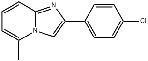 2-(4-氯苯基)-5-甲基咪唑并[1,2-A]吡啶,1055025-27-8,结构式