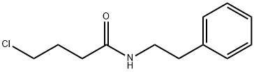 Butanamide, 4-chloro-N-(2-phenylethyl)- 结构式