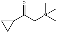 Ethanone, 1-cyclopropyl-2-(trimethylsilyl)- Struktur