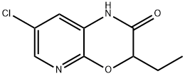 1H-Pyrido[2,3-b][1,4]oxazin-2(3H)-one, 7-chloro-3-ethyl- Struktur