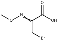 Propanoic acid, 3-bromo-2-(methoxyimino)- 化学構造式