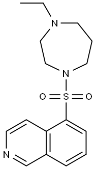 Isoquinoline, 5-[(4-ethylhexahydro-1H-1,4-diazepin-1-yl)sulfonyl]- Structure