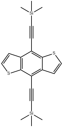 4,8-bis((triisopropylsilyl)ethynyl)benzo[1,2-b:4,5-b']dithiophene Structure