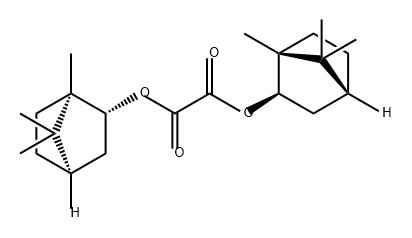 Ethanedioic acid, 1,2-bis[(1R,2R,4R)-1,7,7-trimethylbicyclo[2.2.1]hept-2-yl] ester Structure