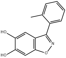 1,2-Benzisoxazole-5,6-diol, 3-(2-methylphenyl)-|