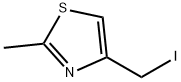 Thiazole, 4-(iodomethyl)-2-methyl- Struktur