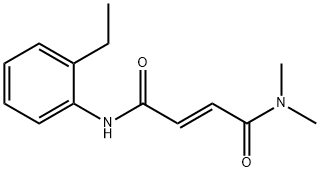 2-Butenediamide, N'-(2-ethylphenyl)-N,N-dimethyl-, (E)- (9CI)