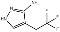 4-(2,2,2-三氟乙基)-1H-吡唑-3-胺 结构式