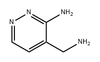 4-Pyridazinemethanamine, 3-amino- 化学構造式