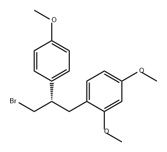 Benzene, 1-[(2S)-3-bromo-2-(4-methoxyphenyl)propyl]-2,4-dimethoxy-