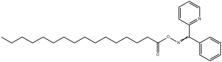 Methanone, phenyl-2-pyridinyl-, O-(1-oxohexadecyl)oxime Struktur