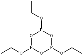 1,3,5,2,4,6-Trioxatriphosphorinane, 2,4,6-triethoxy- Structure