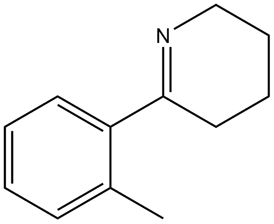 6-(o-tolyl)-2,3,4,5-tetrahydropyridine 结构式