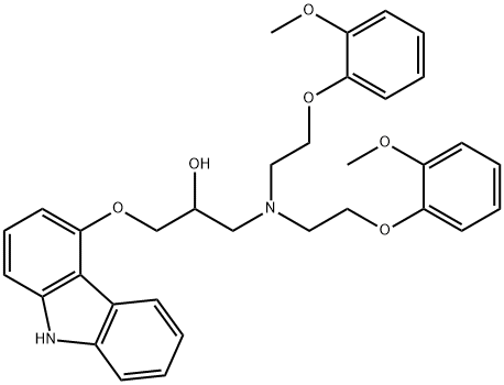 Carvedilol Impurity 12 化学構造式