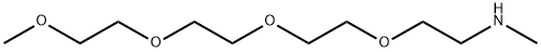 3,6,9,12-Tetraoxatridecan-1-amine, N-methyl- Structure