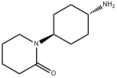 2-Piperidinone, 1-(trans-4-aminocyclohexyl) 结构式