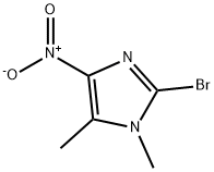 1H-Imidazole, 2-bromo-1,5-dimethyl-4-nitro- Structure