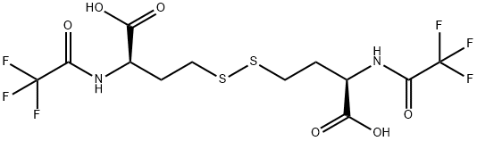 4,4′-Dithiobis-2-(trifluoracetyl)aminobutansure 结构式