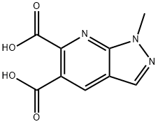 1-Methyl-1H-pyrazolo[3,4-b]pyridine-5,6-dicarboxylic acid Structure