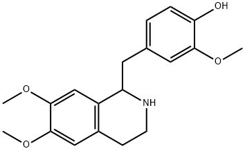 Phenol, 2-methoxy-4-[(1,2,3,4-tetrahydro-6,7-dimethoxy-1-isoquinolinyl)methyl]-
