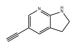 5-乙炔基-2,3-二氢-1H-吡咯并[2,3-B]吡啶,1060795-33-6,结构式