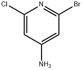2-溴-6-氯吡啶-4-胺,1060815-59-9,结构式