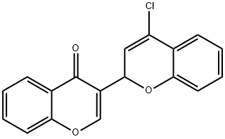 4-Chloro-2H,4''H-[2,3''-bichromen]-4''-one Struktur