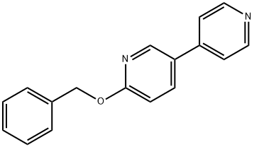 3,4'-Bipyridine, 6-(phenylmethoxy)- Structure