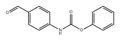 Carbamic acid, N-(4-formylphenyl)-, phenyl ester Structure