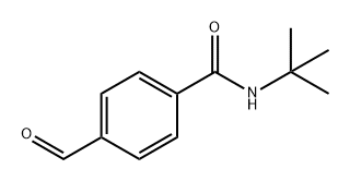 Benzamide, N-(1,1-dimethylethyl)-4-formyl- 化学構造式