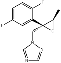 1H-1,2,4-Triazole, 1-[[(2R,3R)-2-(2,5-difluorophenyl)-3-methyl-2-oxiranyl]methyl]- Structure