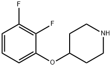 4-(2,3-二氟苯氧基)哌啶,1062241-40-0,结构式