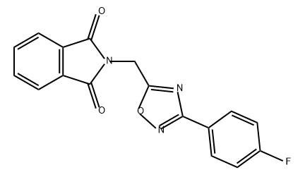 1H-Isoindole-1,3(2H)-dione, 2-[[3-(4-fluorophenyl)-1,2,4-oxadiazol-5-yl]methyl]-