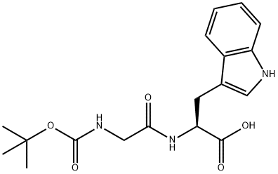 Tryptophan, N-(N-carboxyglycyl)-, N-tert-butyl ester (6CI,7CI) Struktur