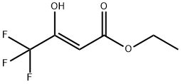 2-Butenoic acid, 4,4,4-trifluoro-3-hydroxy-, ethyl ester, (2Z)- Structure